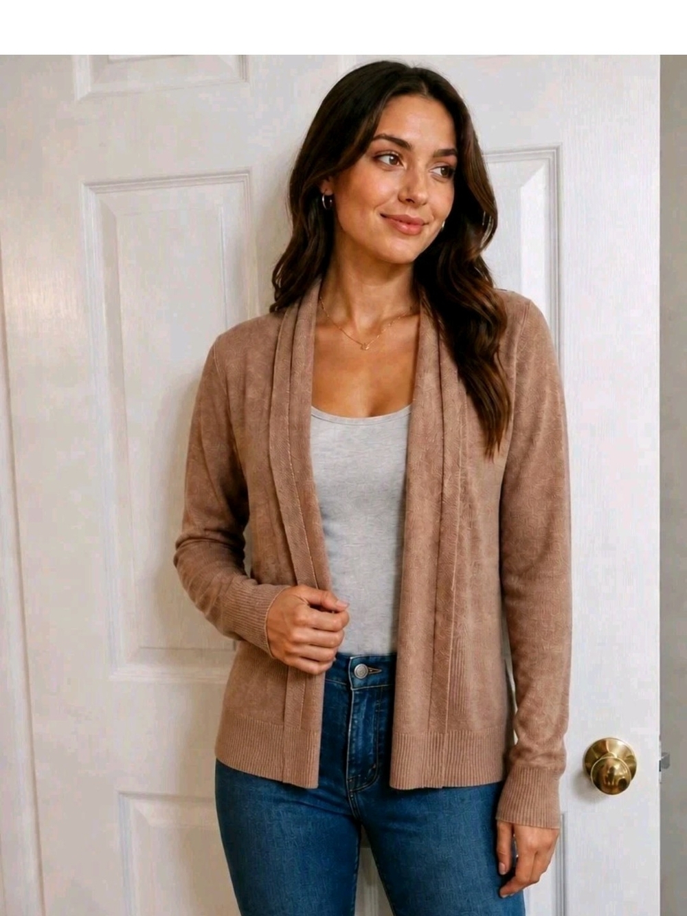 The Old Navy Shawl-Collar Open-Front Sweater Cardigan NWT Sz M